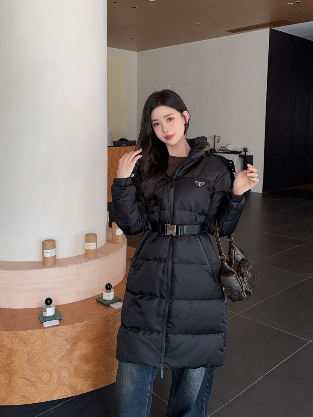 Pra New long down jacket