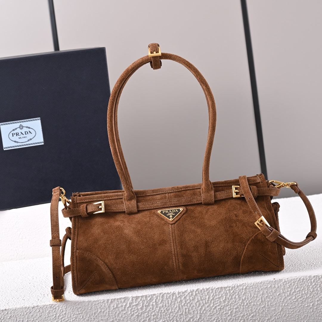 PD LuxSoft Medium Nubuck leather handbag