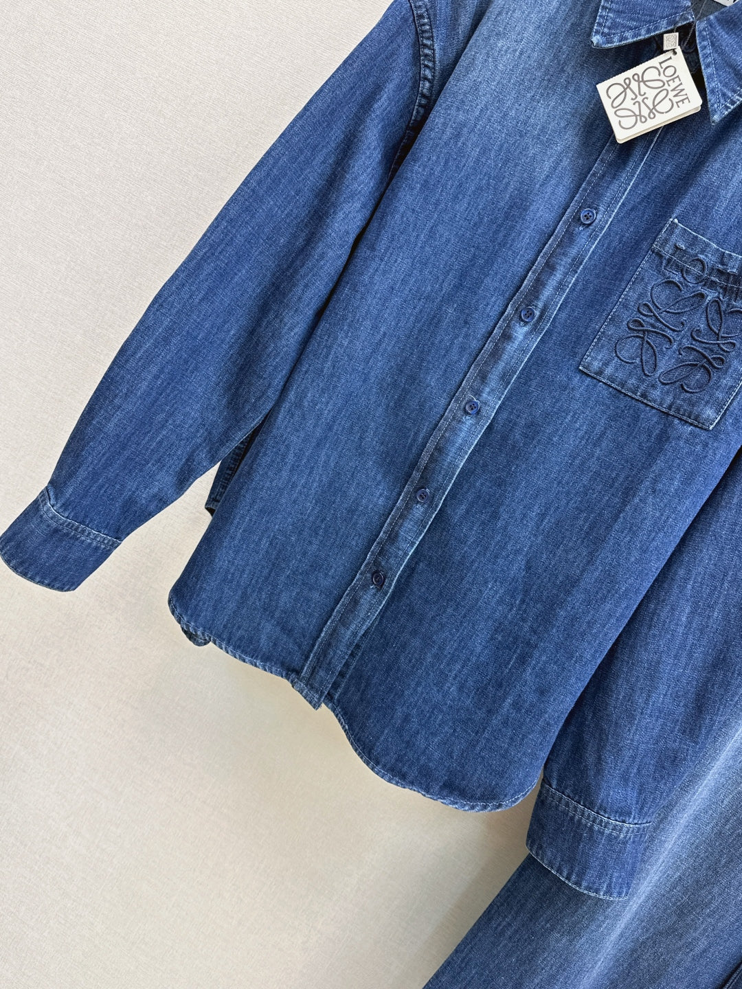 Loe New denim suit