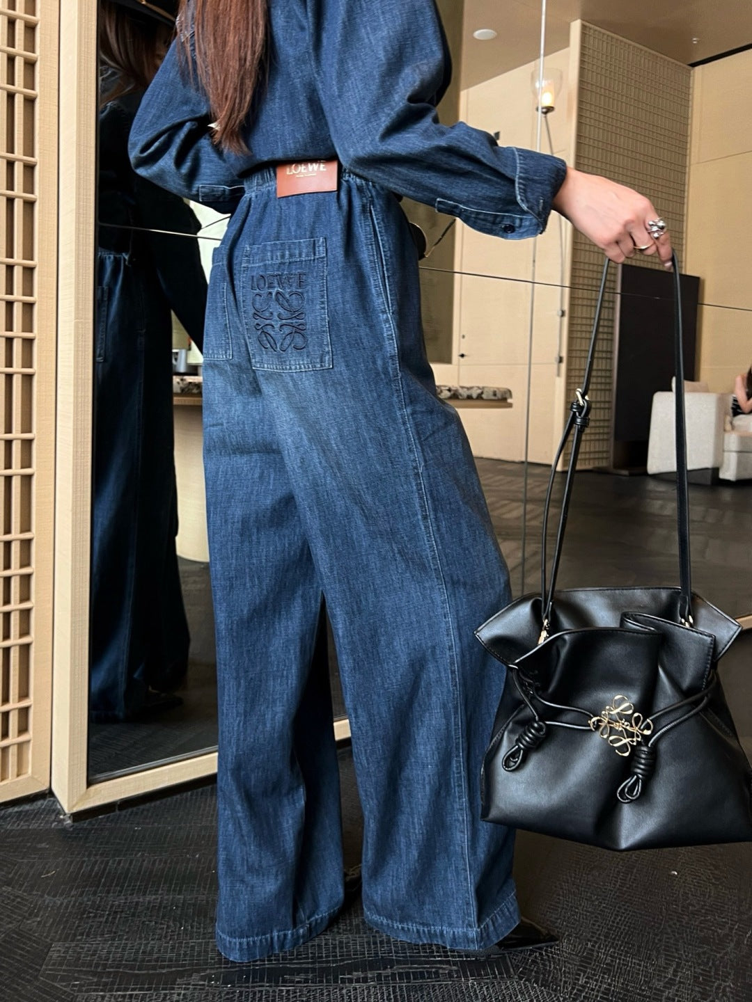 Loe New denim suit