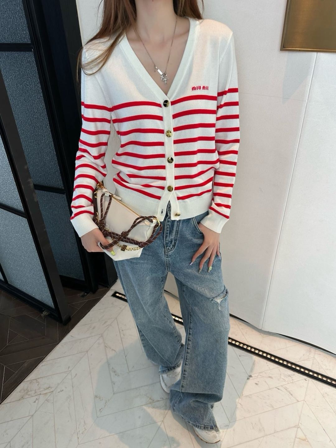 Miu New knitted cardigan