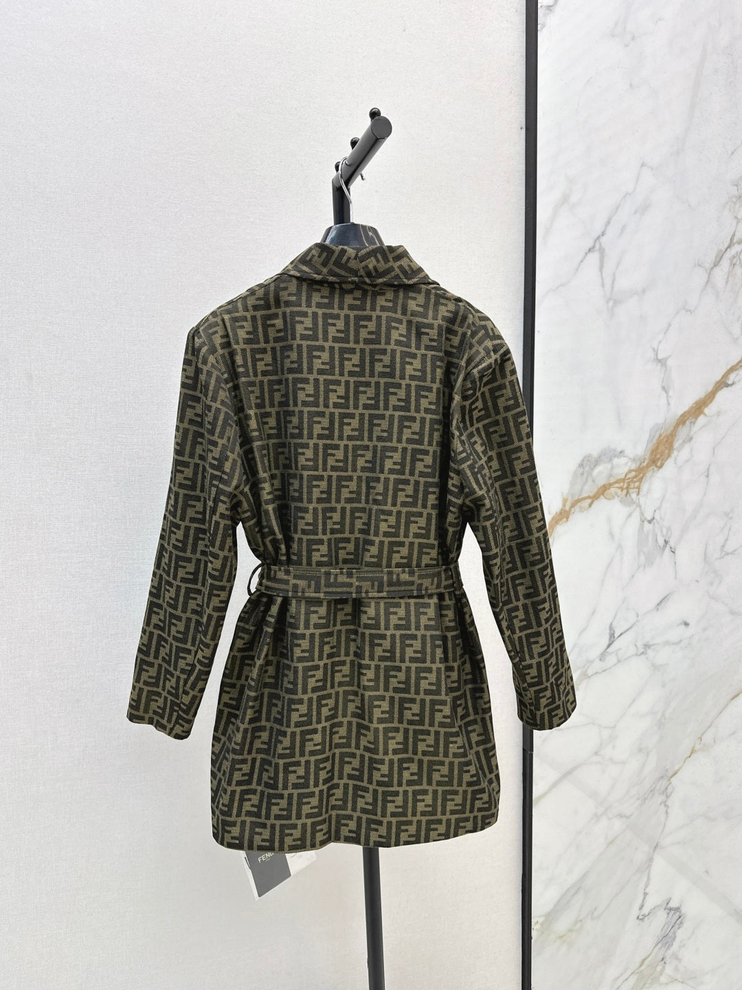 Fend New jacquard tie jacket