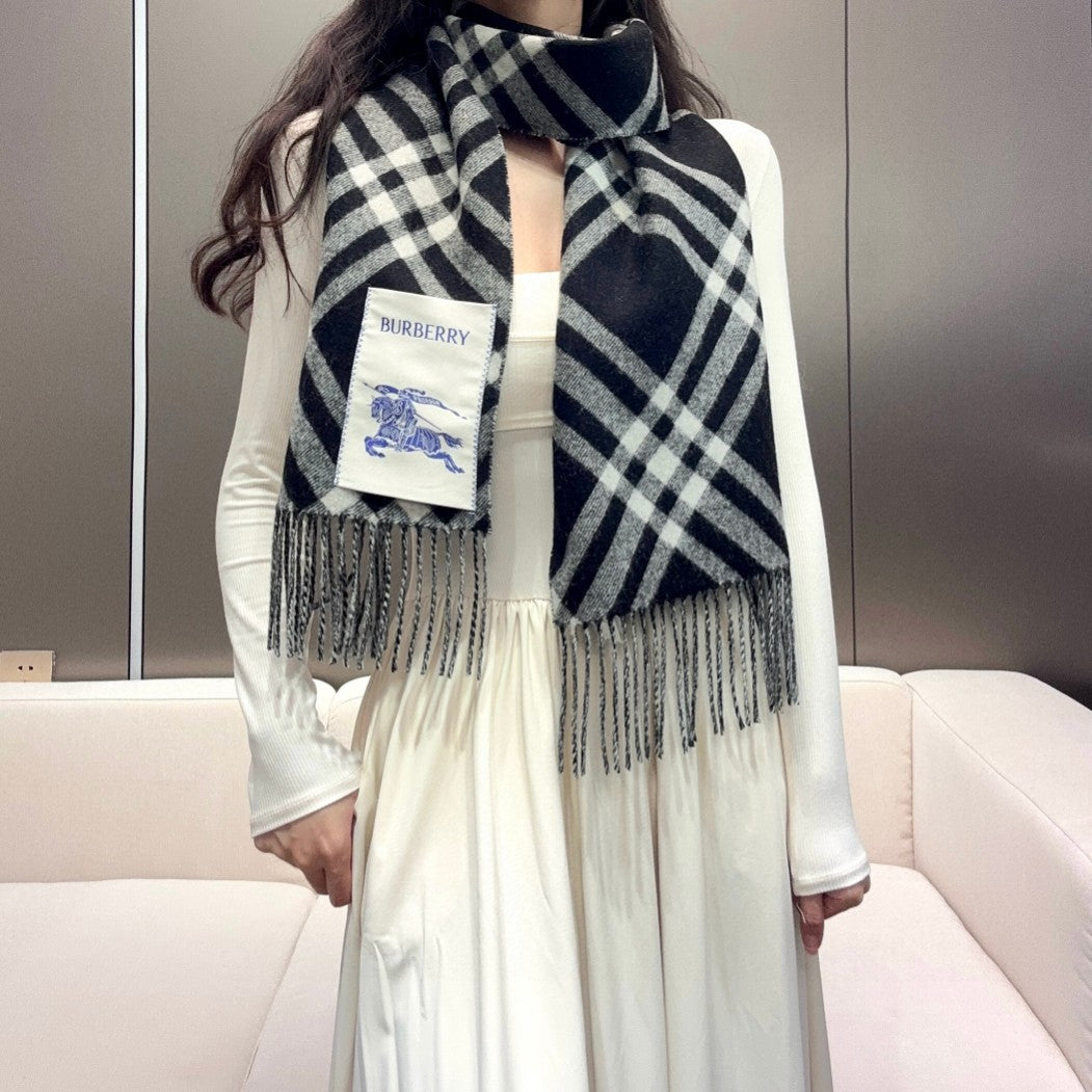 Bur classic cashmere scarf