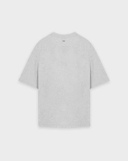 Heavy Grey Melange Basic T-Shirt