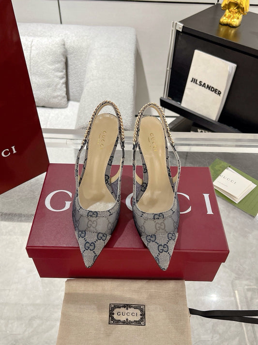G* New Chain High Heel Sandals