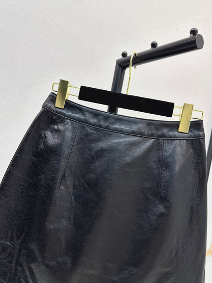 Chan 25FW denim skirt