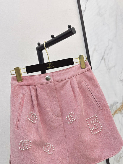 Chan 25FW denim skirt