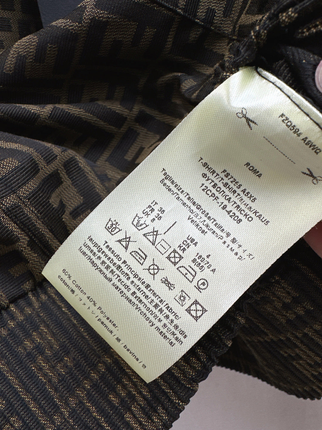 Fen 25fw denim suit