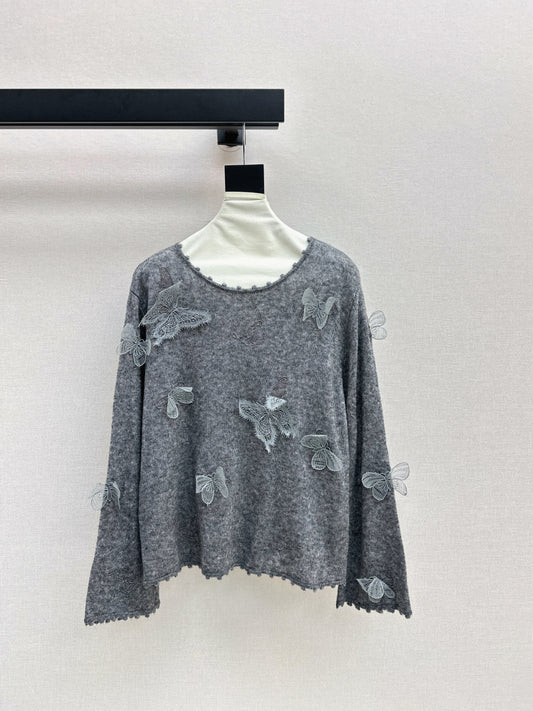 CD New butterfly embellished shirt