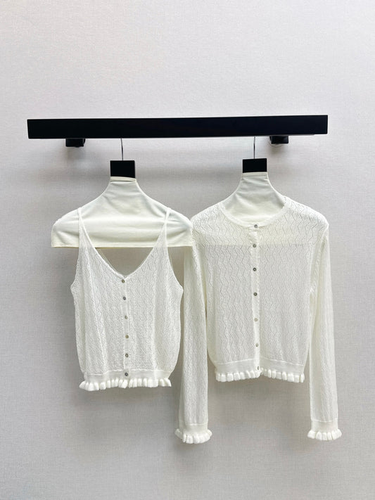 Chan New Hollow two-piece set