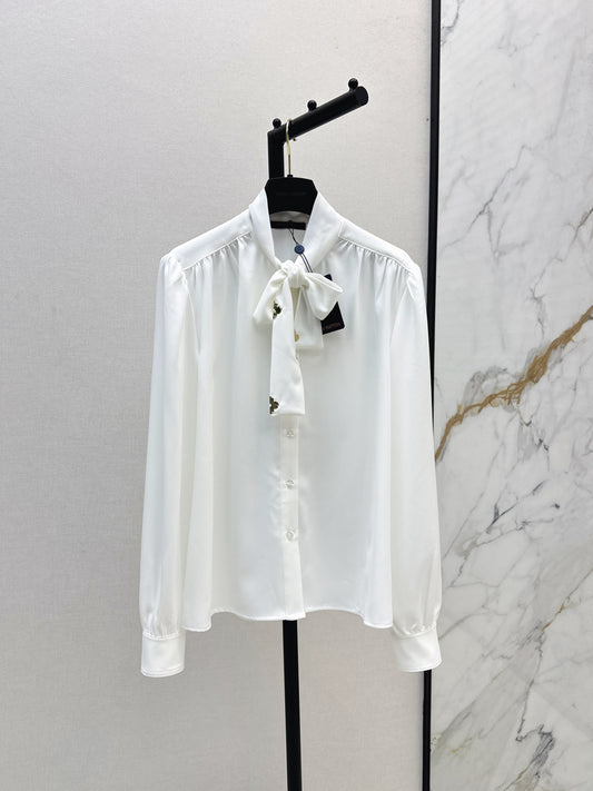 Louis  New ribbon shirt
