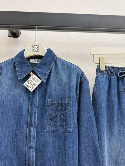 Loe New denim suit