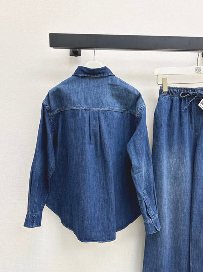 Loe New denim suit