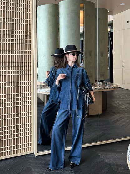 Loe New denim suit