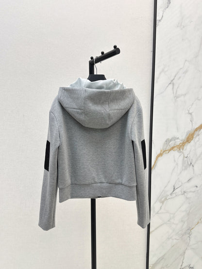 Pra  New Hooded zip-up jacket