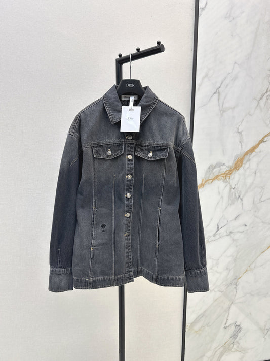CD  New printed denim jacket