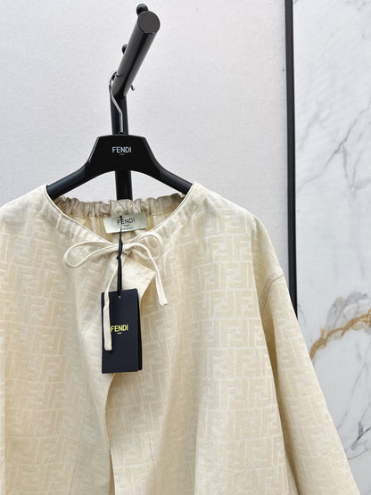 Fend New Printed cape coat