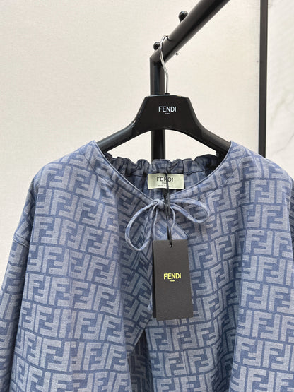 Fend New Printed cape coat