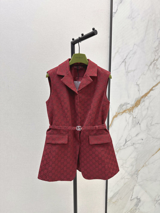 Guc New jacquard vest