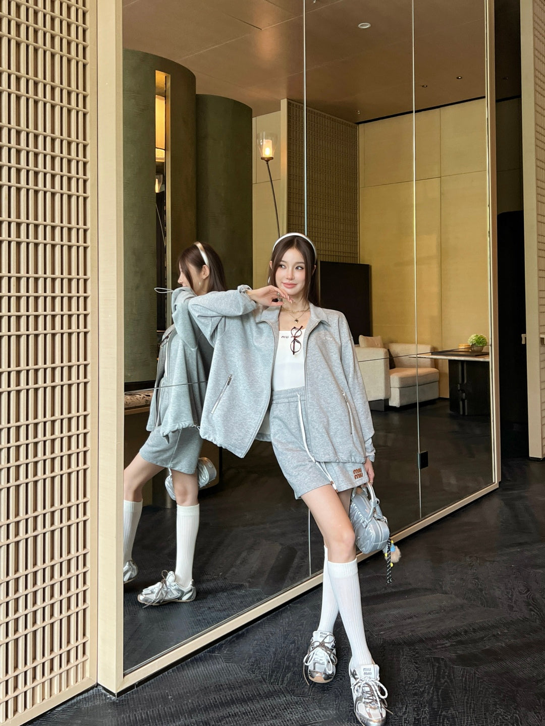 Miu New embroidery suit