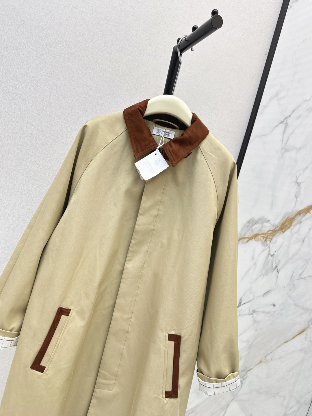 Brune New long coat