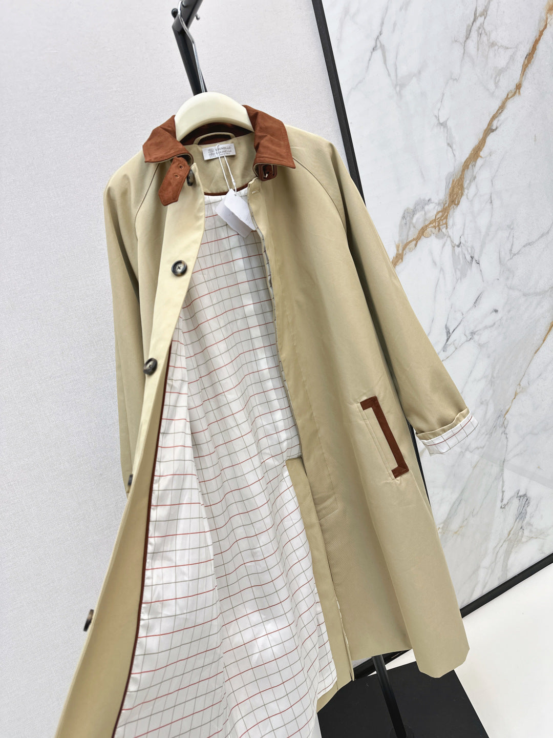 Brune New long coat