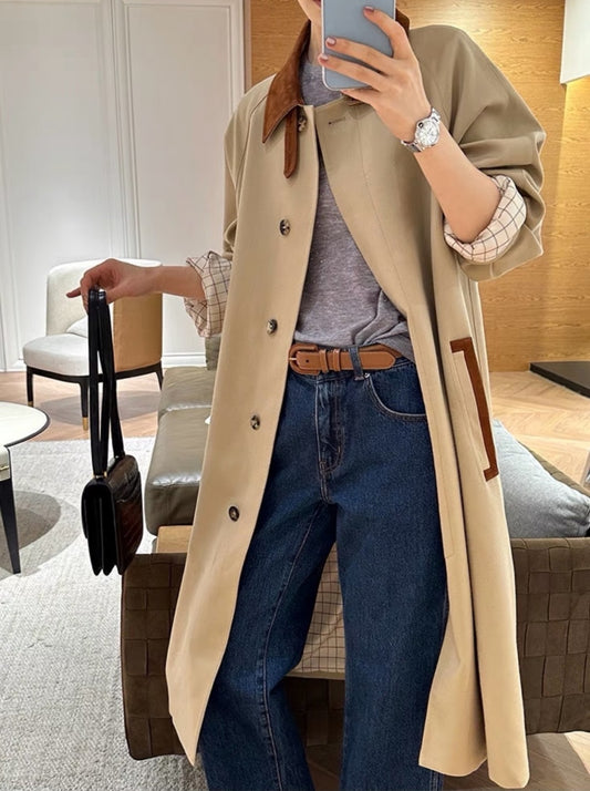 Brune New long coat