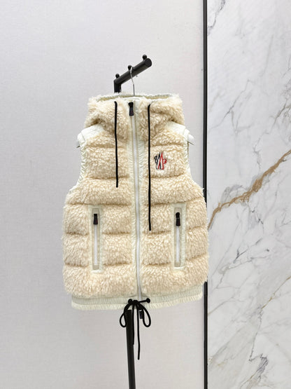 Monc New lambswool vest down jacket