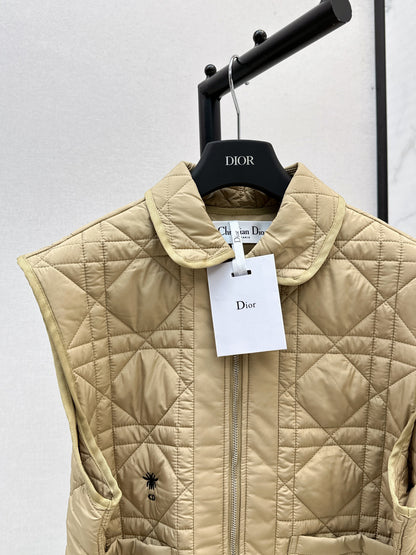 CD New Plaid vest jacket
