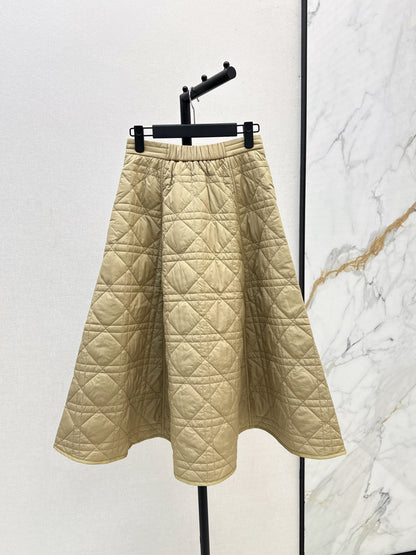 CD New Plaid long skirt