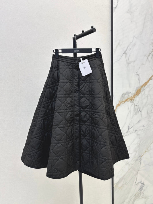 CD New Plaid long skirt