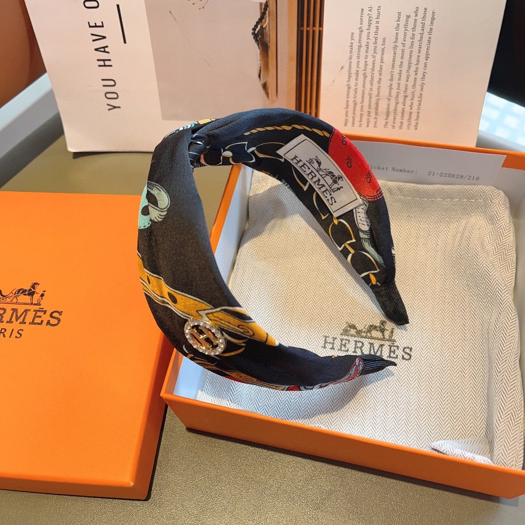 Herm New silk headband