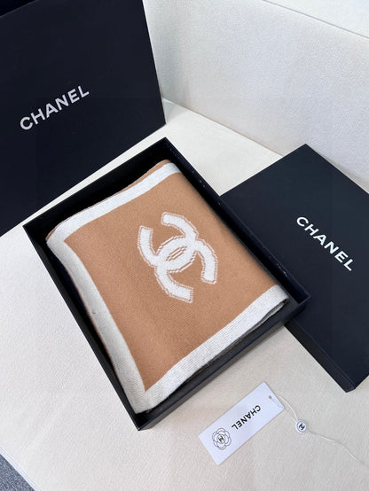 Chan High end knitted patchwork scarf