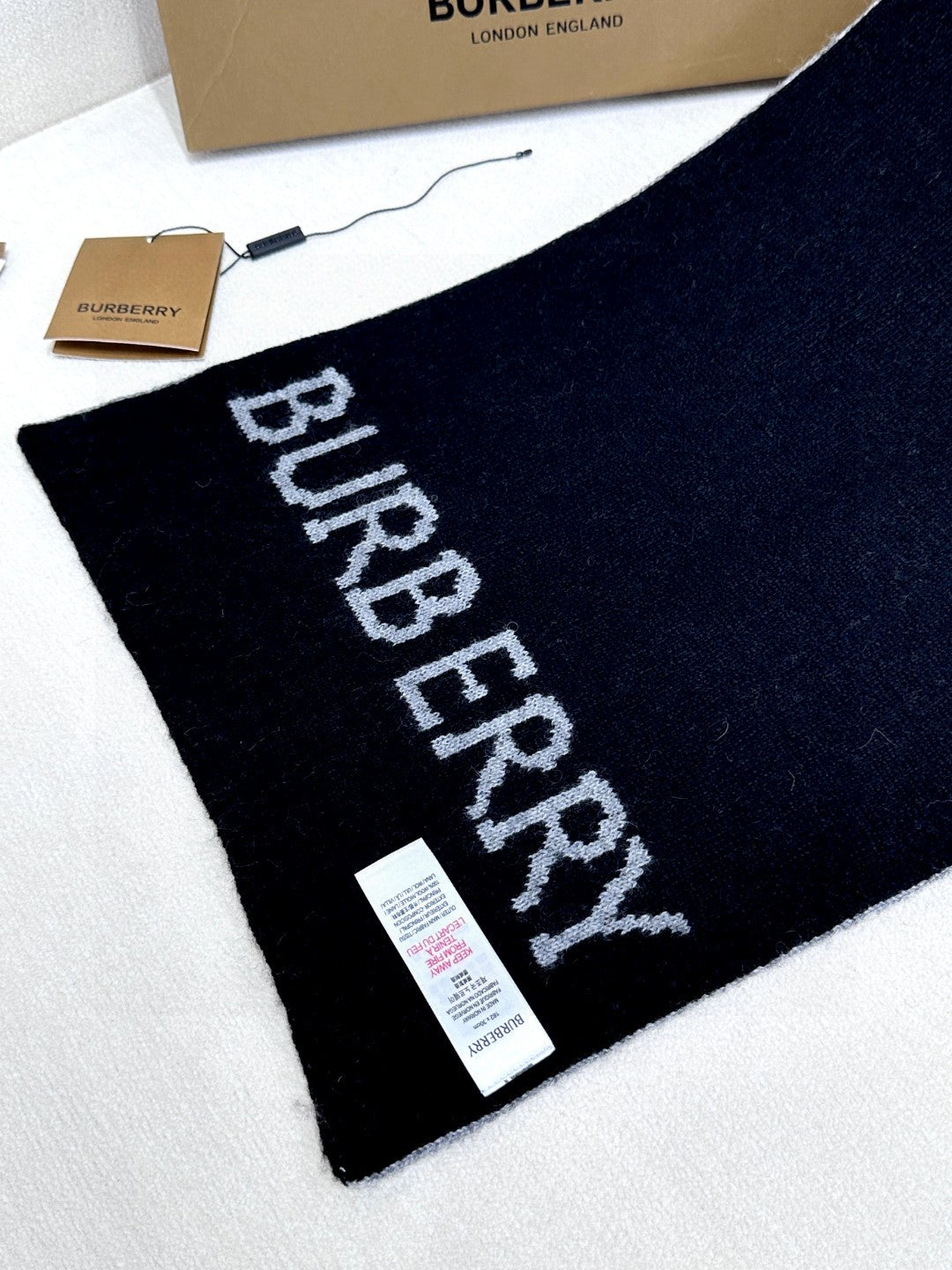 Bur High end knitted patchwork scarf