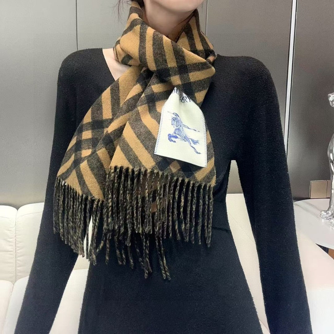 Bur classic cashmere scarf