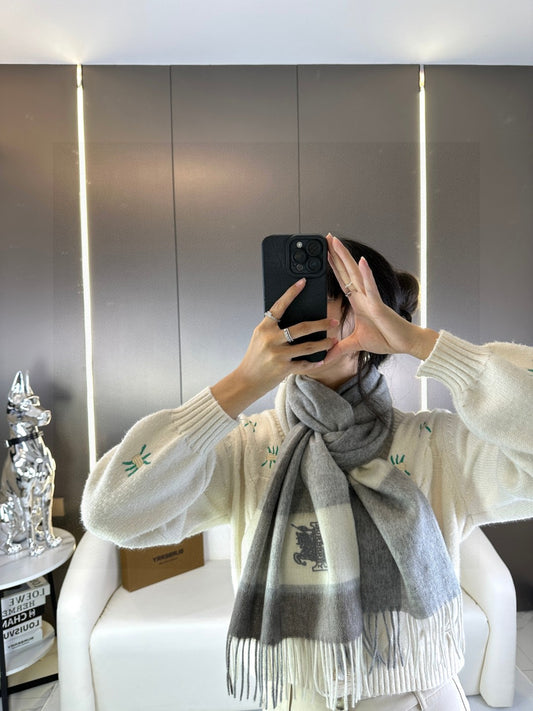Bur classic cashmere scarf