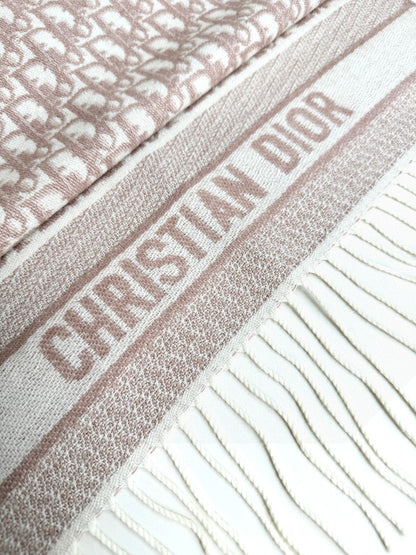CD Classic printed double-sided cashmere scarf