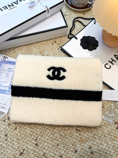 Chan classic woven wool scarf