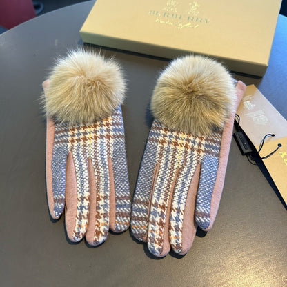 Bur new wool gloves