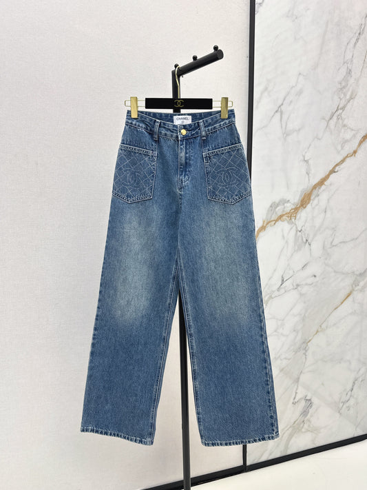 Chan New Rhinestone jeans