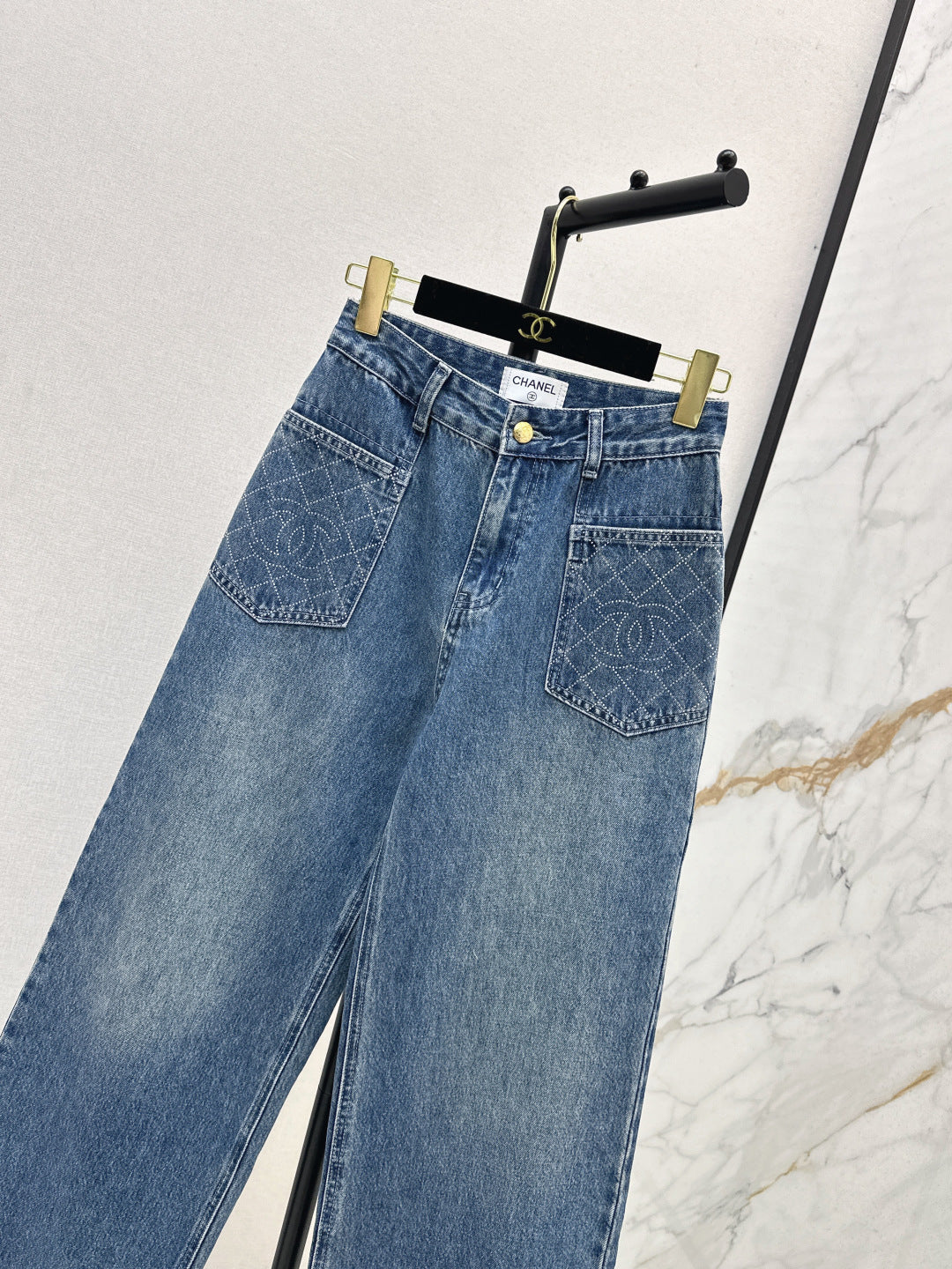 Chan New Rhinestone jeans