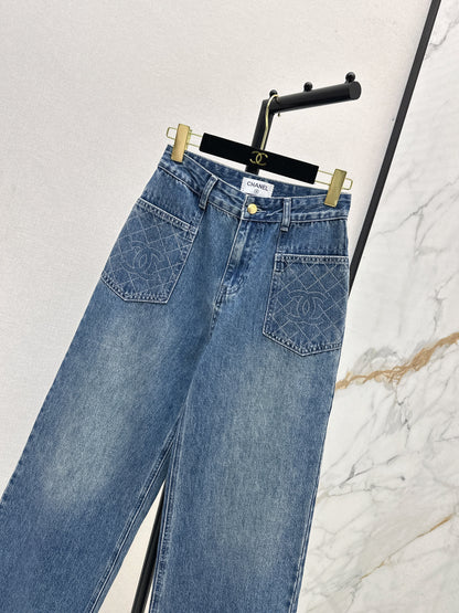 Chan New Rhinestone jeans