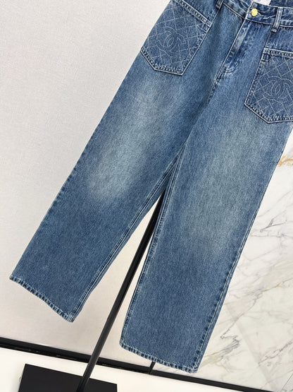 Chan New Rhinestone jeans