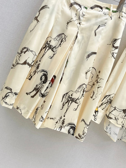 Loro New Cropped wide-leg pants